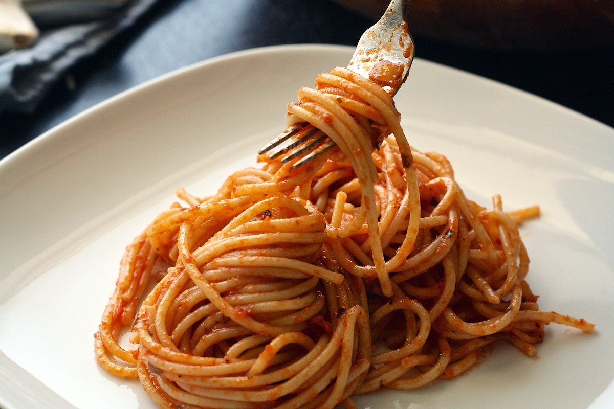 キャサリン ゼタ ジョーンズ主演 幸せのレシピ のおともはトマトソースのスパゲッティ 映画のおとも